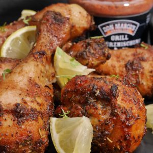 Honey Lemon Drumsticks 2 chicken drumsticks mit zitrone