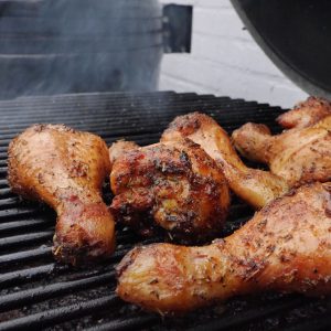 Honey Lemon Drumsticks 3 chicken drumsticks auf dem grill