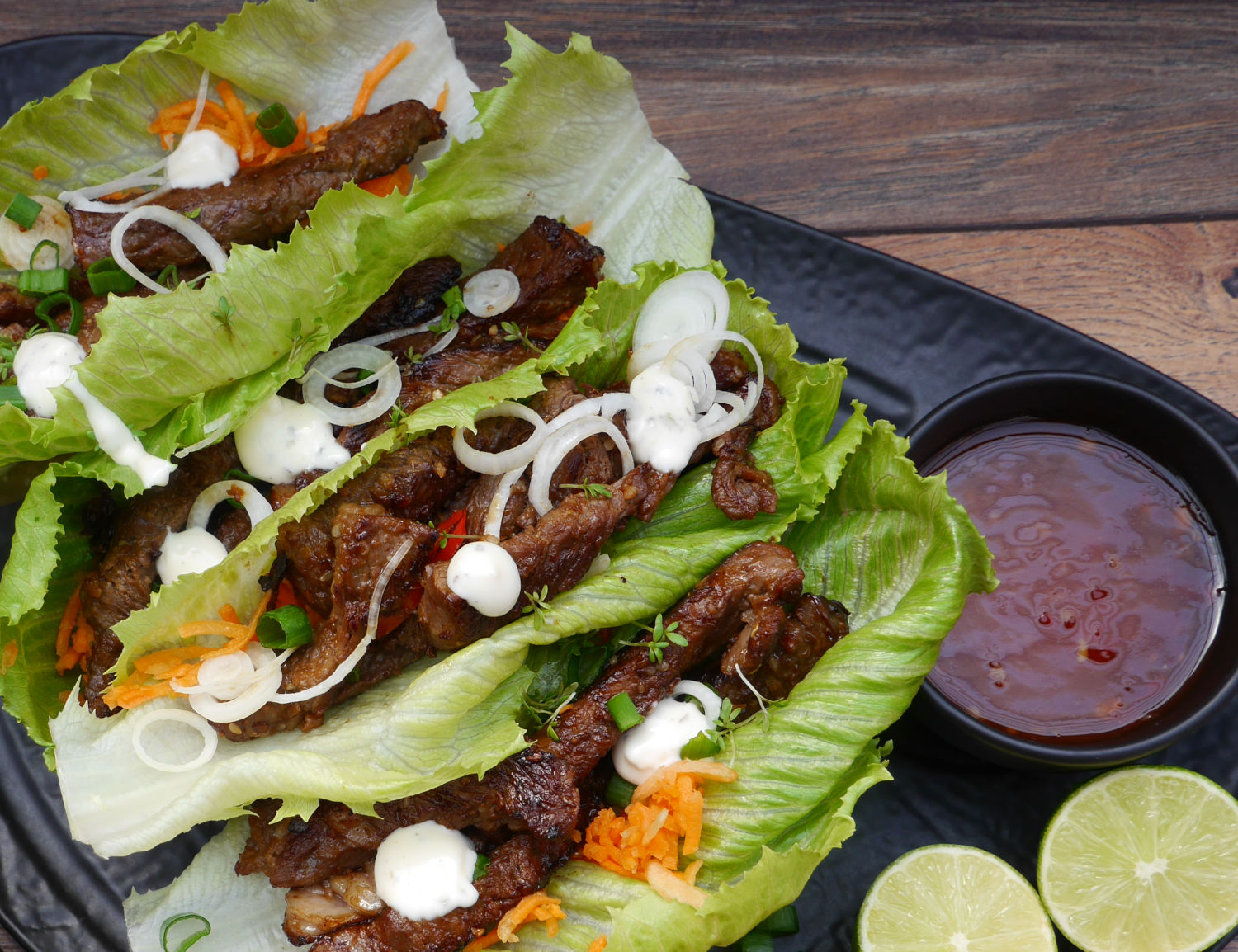 bulgogi main fertiges bulgogi mit limette und sauce