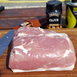 cajun krustenbraten 2 Vorbereitung für den Krustenbraten aus dem Dutch Oven