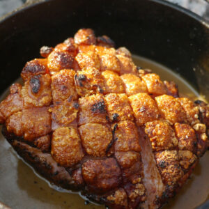 Krustenbraten im Dutch Oven