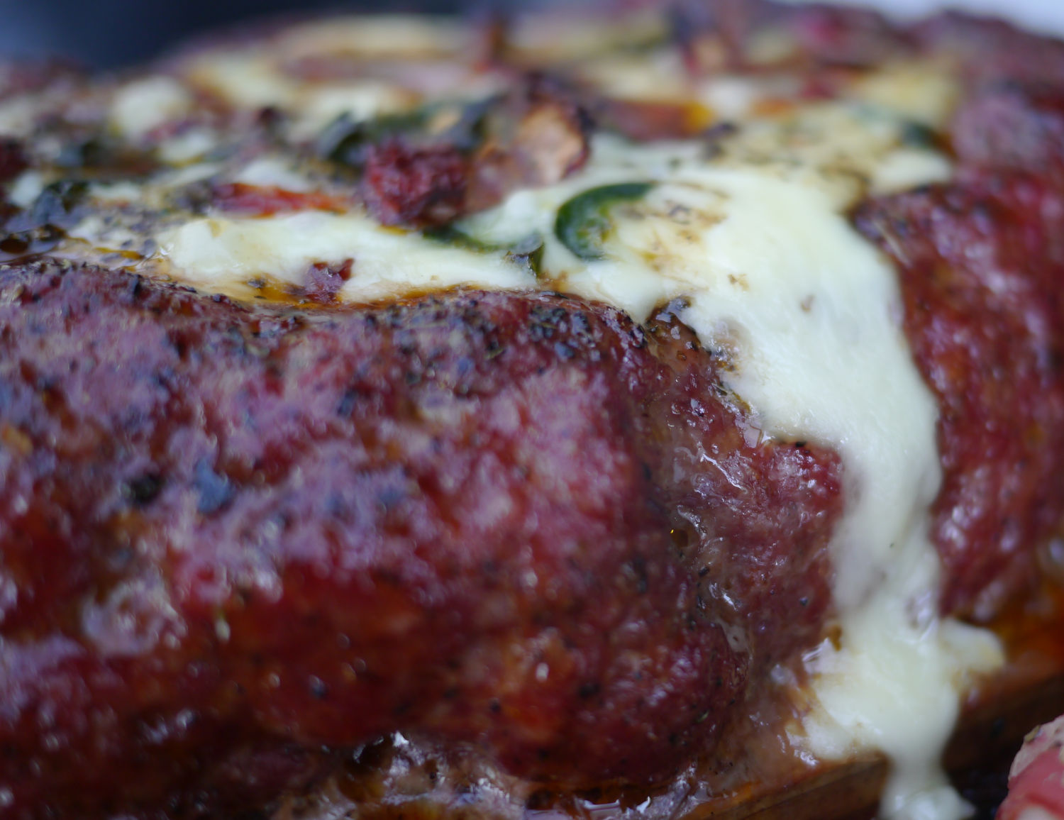 hackbraten main Camembert Hackbraten Nahaufnahme