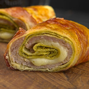 Crystall Mett Rolle 2 Tortilla Rezept : Crystall Mett Rolle halbiert