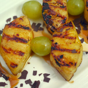 Ananas Lollipops Nahaufnahme