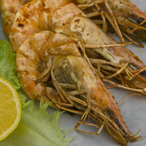 king prawns closeup