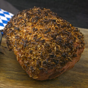 fleischkäse rezept mit Zwiebelkruste