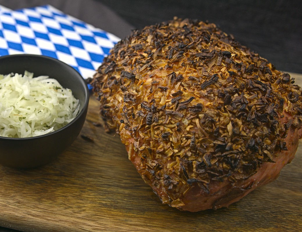 fleischkäse main fleischkäse rezept mit Salat und Beilage