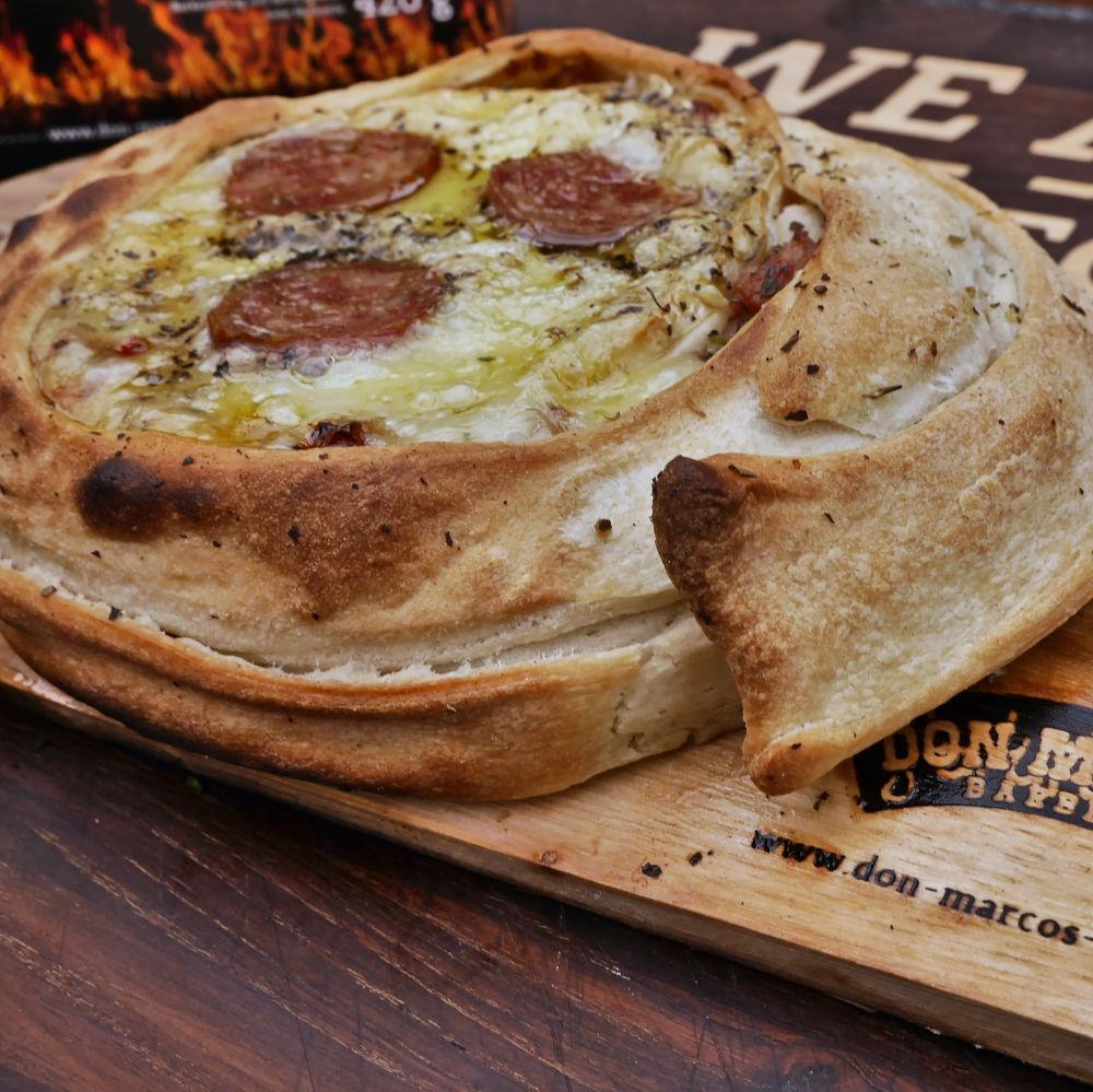 Camembert im Naanbrotmantel 4