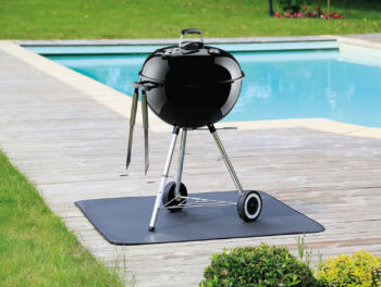 BBQ King Feuerschutzmatte (100 × 120 cm)